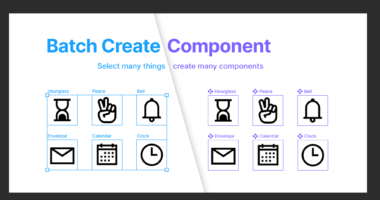 batch create component figma