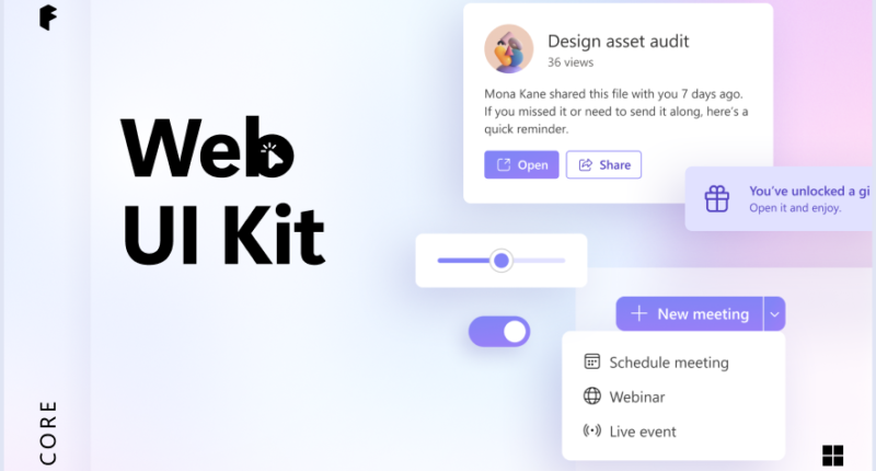 Microsoft Unveils New Fluent 2 UI Kits for Figma with Variable Support